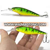 Super Quality 5 Colors 11cm 10.5g Hard Bait Minnow Fishing lures Bass Fresh Salt water 4#hook